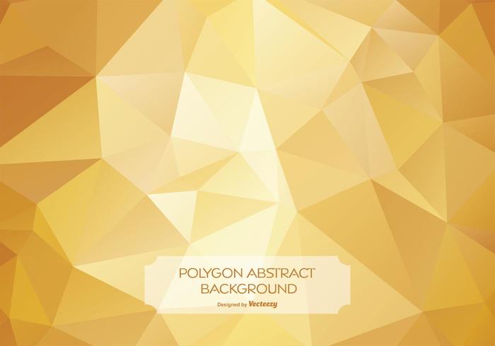 Gold Abstract Polygon Background Illustration vector