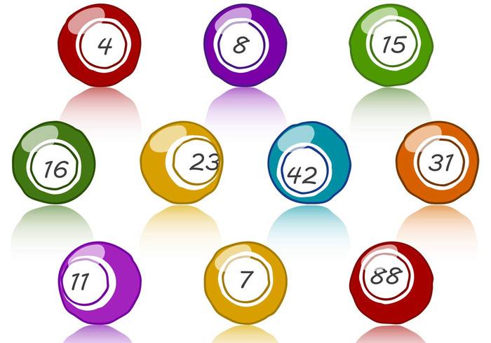 Lotto Balls Vectors 