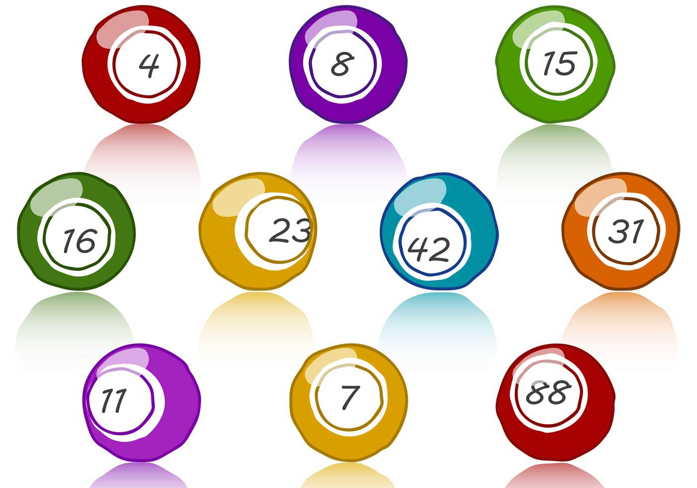 Lotto Balls Vectors - Download Free Vector Art, Stock Graphics & Images