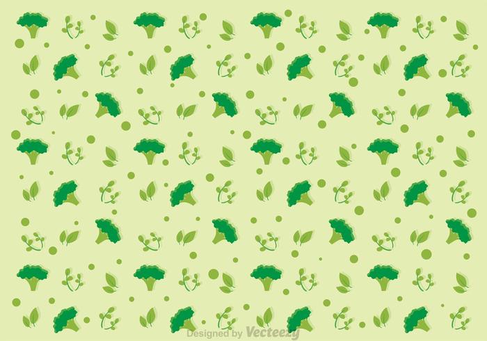 Broccoli Pattern Vector