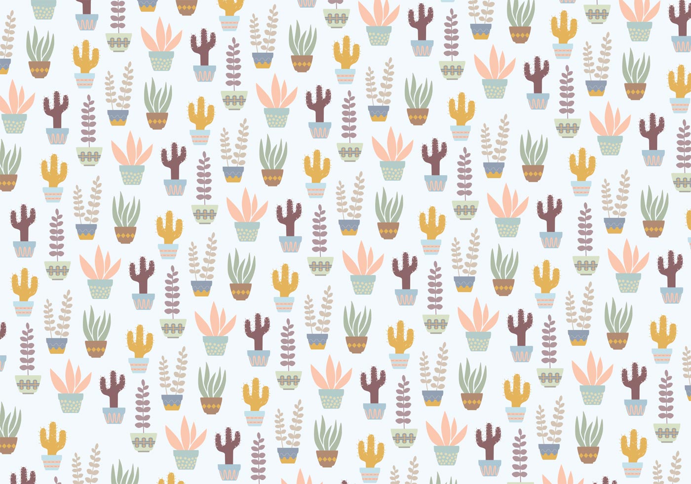 Download Plants Pattern Background 92134 Vector Art at Vecteezy