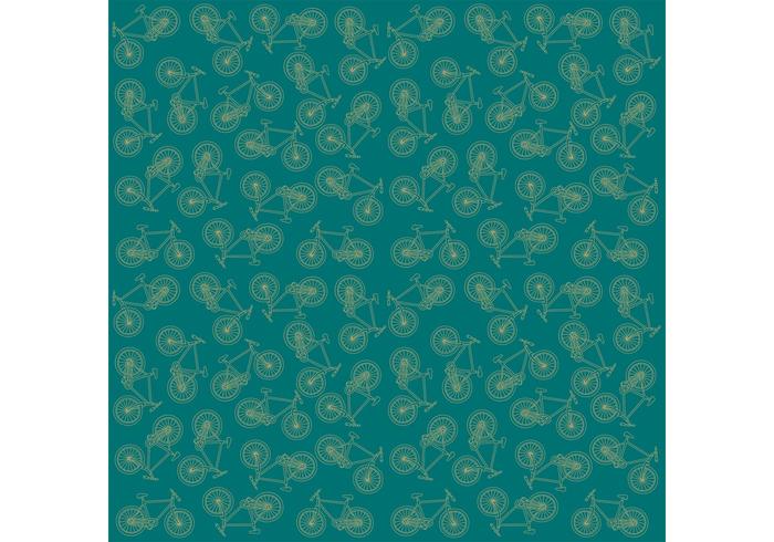 Vector Bike Pattern Background