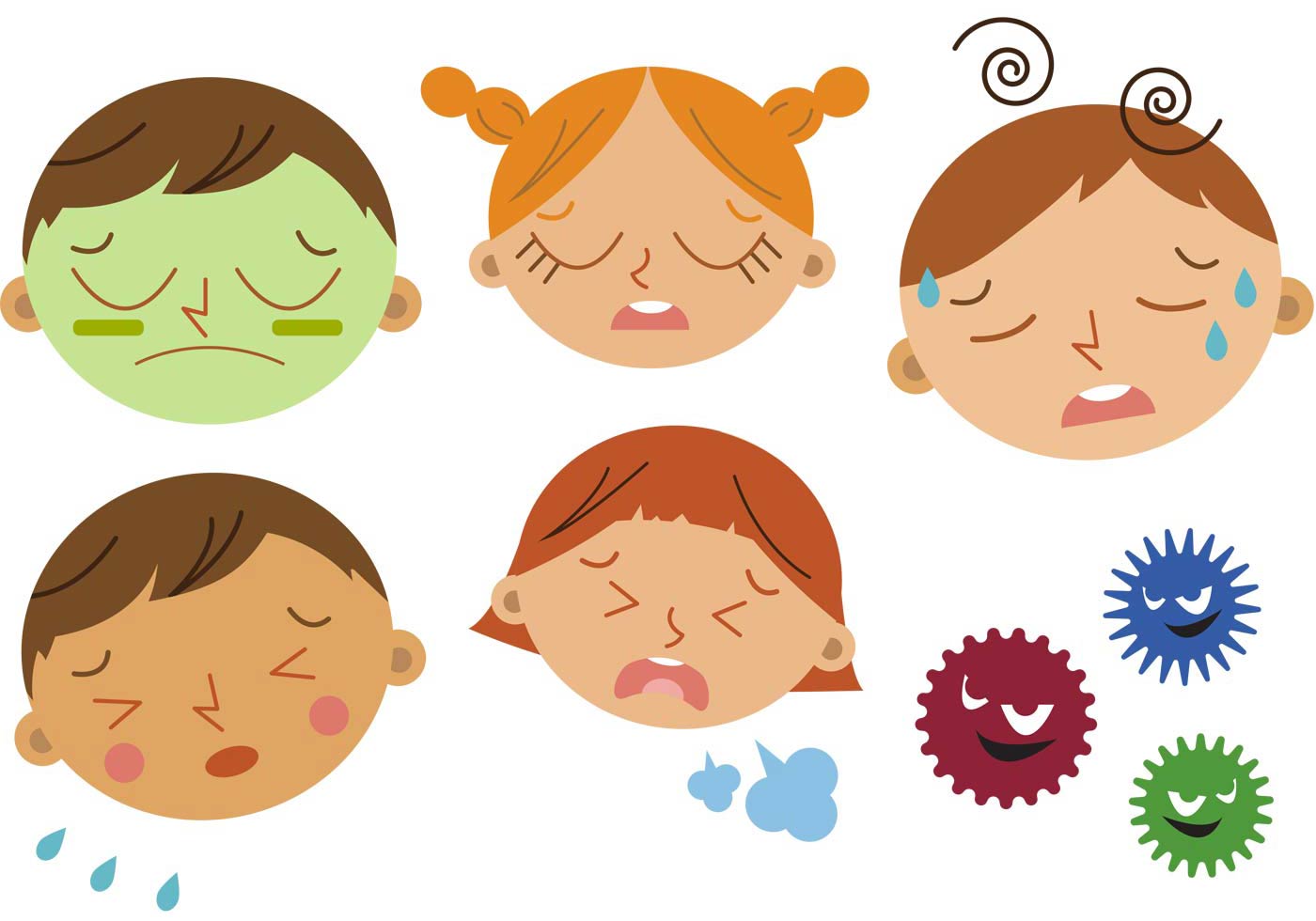 free clipart sick girl - photo #48