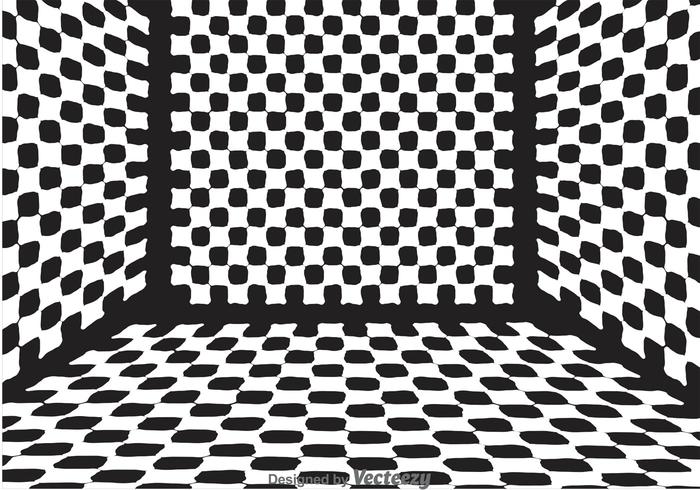 Vector Checker Board Room