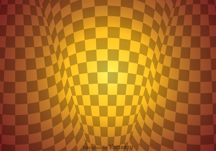 Checker Board Warp Abstract Background vector