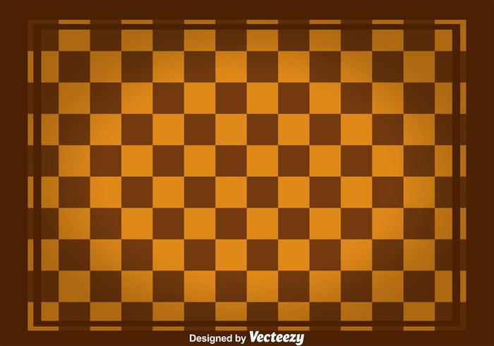 Brown Square Checker Board Vector