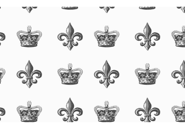 Heraldic Vector Seamless Pattern