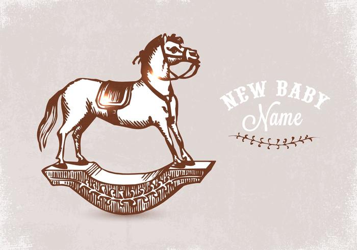 cheval a bascule dessin