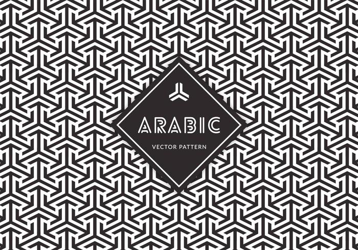 Arabic Seamless Vector Pattern