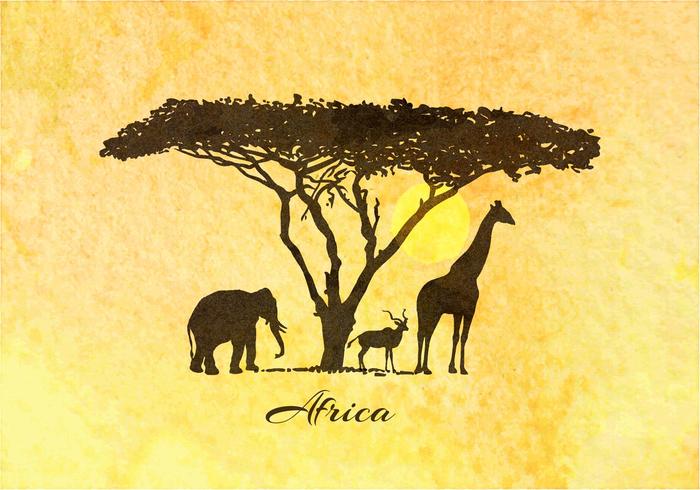 Free Africa Vector Background