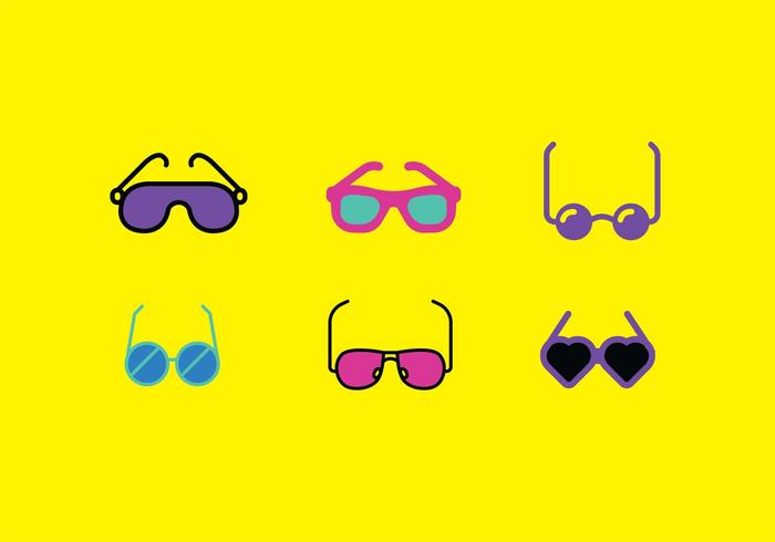 80s Sunglasses Vector Pack 80s Sunglasses Vector Pack