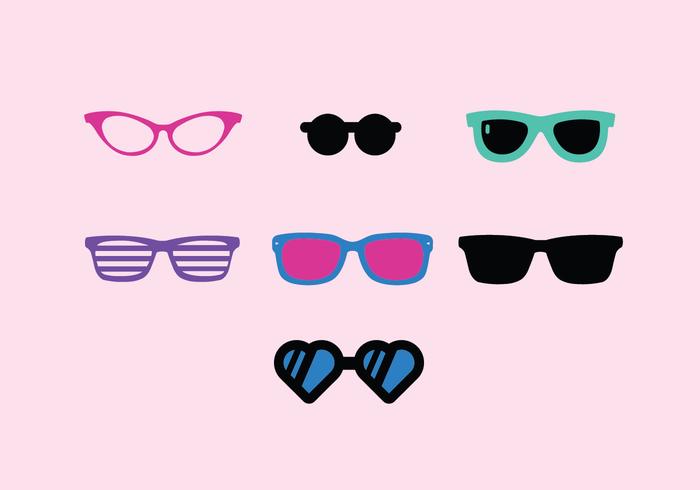 Vintage Sunglasses Vector Pack Vintage Sunglasses Vector Pack
