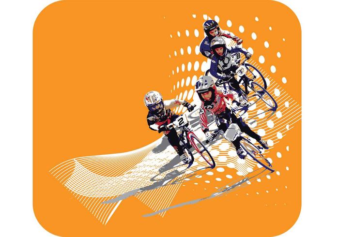 Lil' Dude Vector BMXers Lil' Dude Vector BMXers