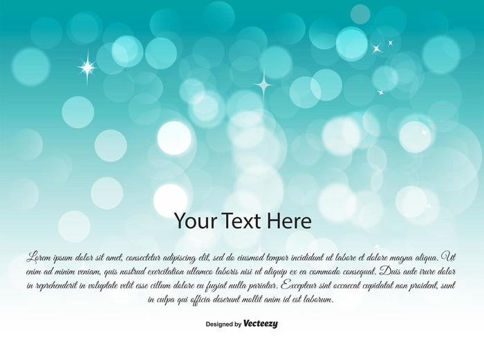 Beautiful Blue Bokeh Background Illustration vector