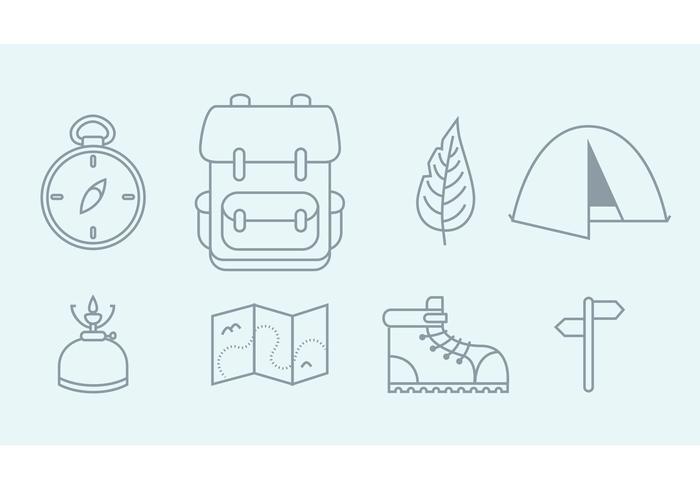 Vector Camping Icons