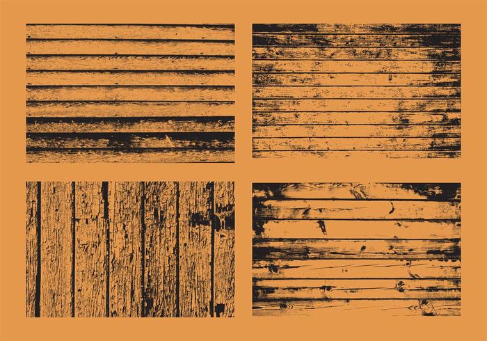 Grunge Wood Vectors 