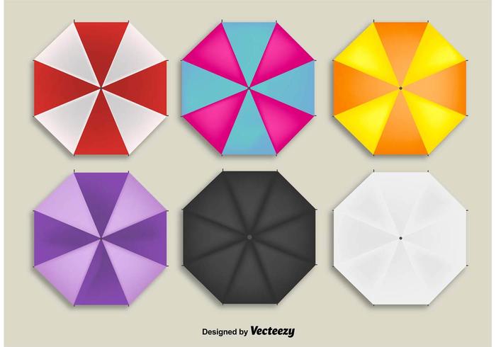 Beachtime Umbrellas vector