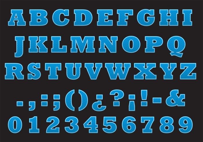 College Font Vector Type