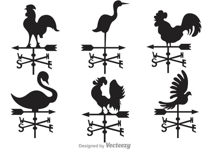 Weather Vane Vectors Weather Vane Vectors
