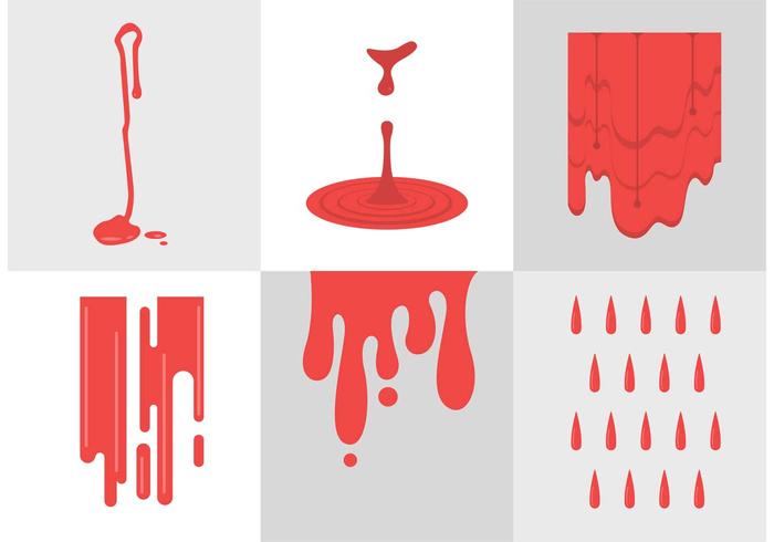 Blood Dripping Vectors Blood Dripping Vectors