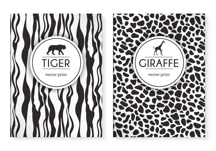 Free Wild Animal Prints Vector Cover