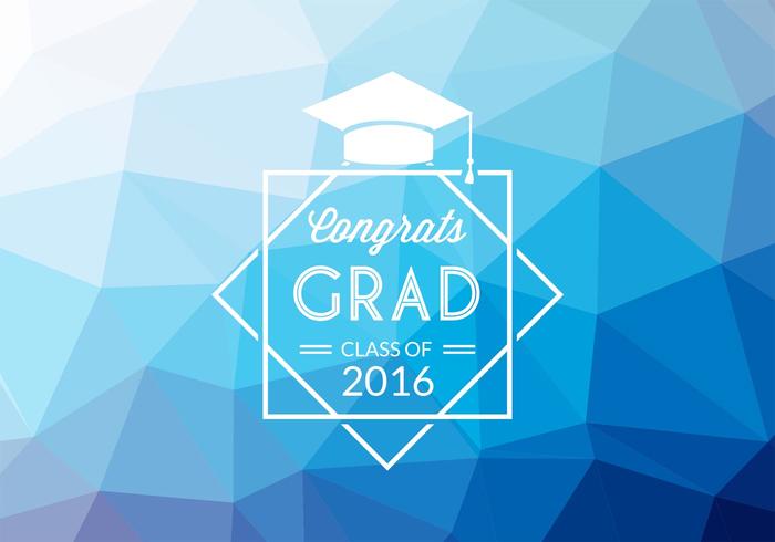 Abstract Graduation Vector Background