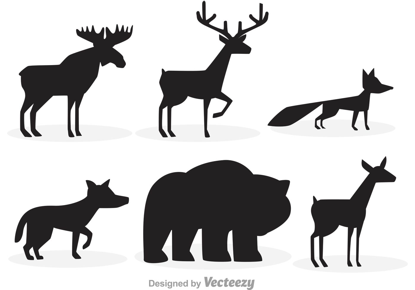 Download Forest Animal Silhouettes 92563 - Download Free Vectors, Clipart Graphics & Vector Art
