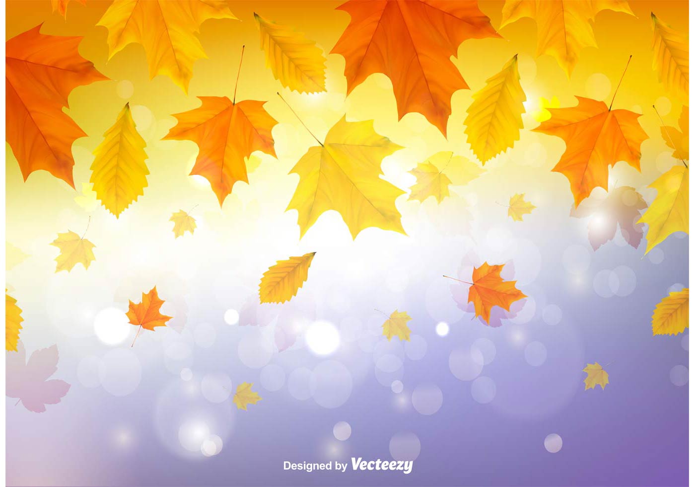 Autumn leaves background - Download Free Vector Art, Stock Graphics