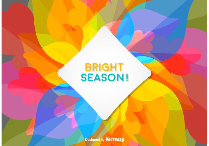 Bright Season Background vector