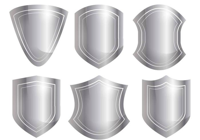 Shield conjunto de vectores de forma