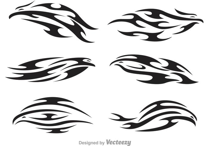 Hawk Tribal Logo Vectors