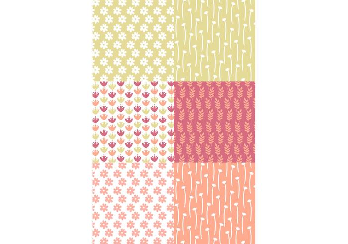 Pastel Floral Patterns Pastel Floral Patterns