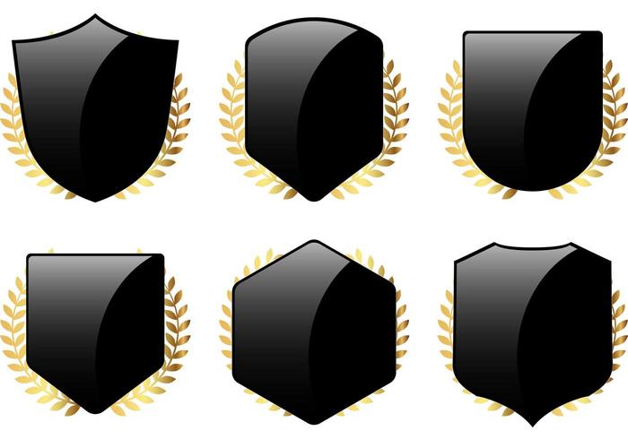 Free Shield and Laurel Vectors