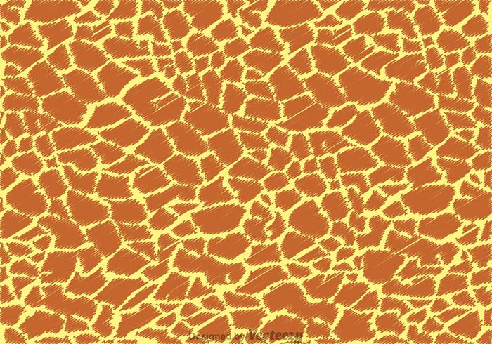 Giraffe Print Pattern Vector