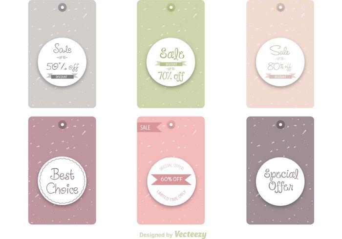 Sale and Discount Tags vector