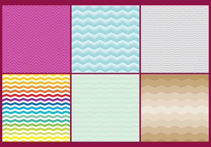 Colorful Zig Zag Pattern Vectors