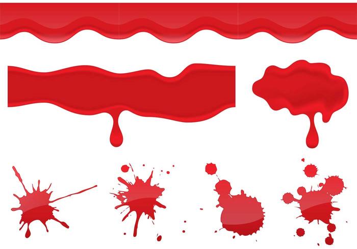 dripping blood clipart border free - photo #43