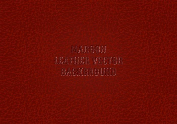 Free Maroon Leather Background Vector