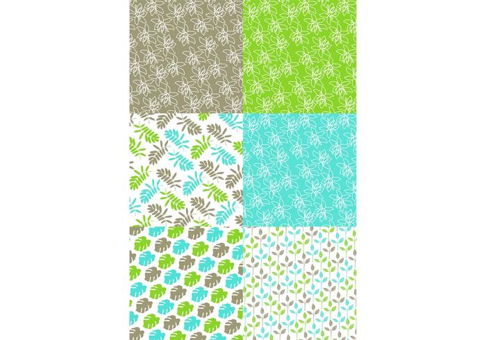 Green Nature Pattern set Green Nature Pattern set