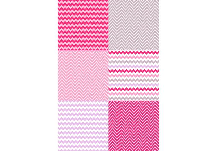 Valentine Chevron Pattern Set Valentine Chevron Pattern Set