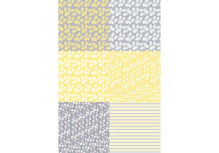 Yellow Flora Patterns Yellow Flora Patterns