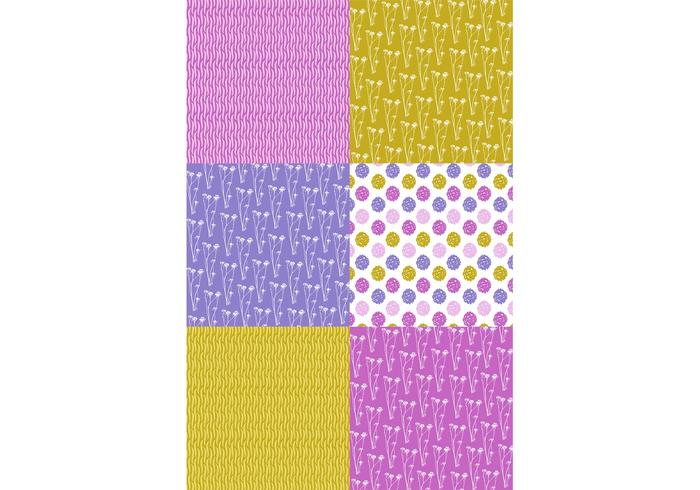Floral Pattern Set Floral Pattern Set