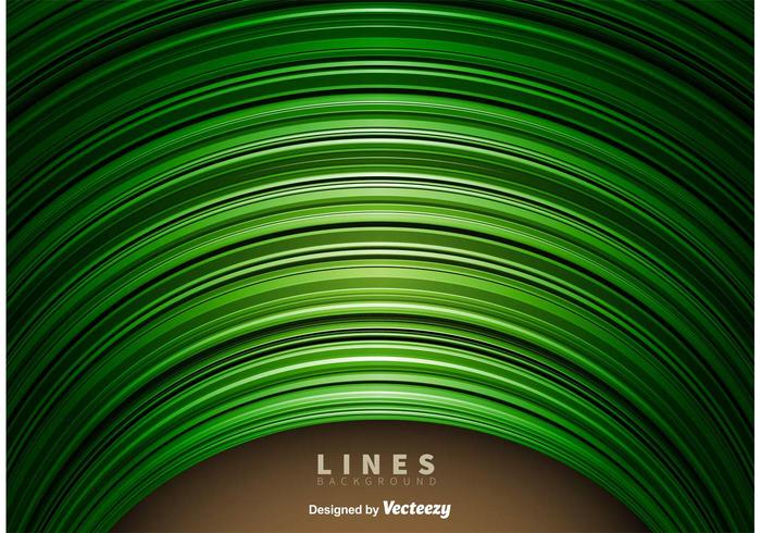Abstract Green Lines Background vector