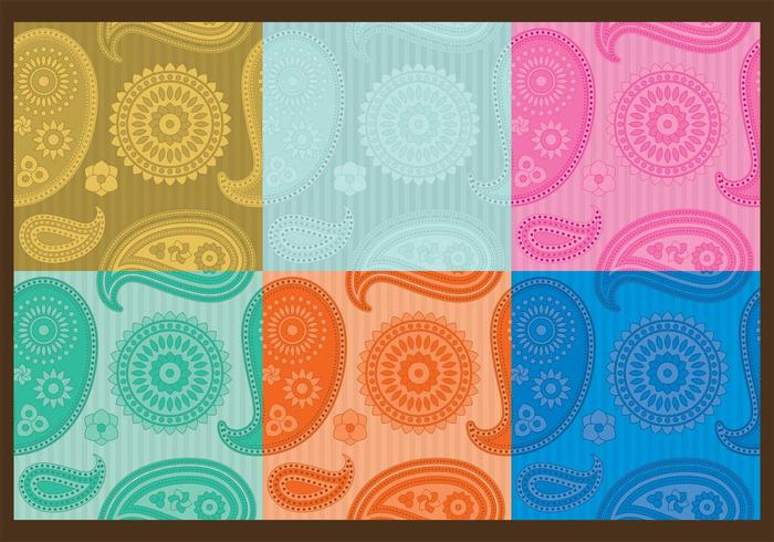 Paisley Patterns vector