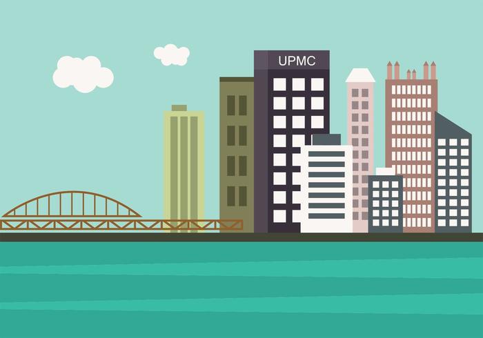 Download Pittsburgh Skyline in Vector - Download Free Vectors ...