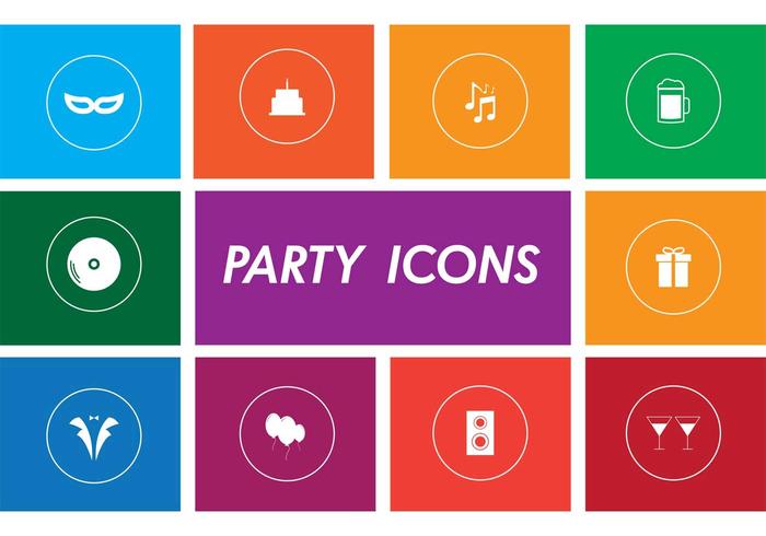 Party Vector Icons