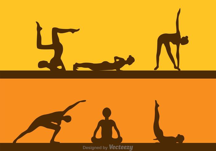 Vector Fitness Girl in Gymnastics Vector Fitness Girl in Gymnastics
