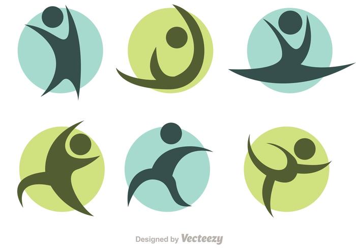 Gymnastic Icon Vector Set