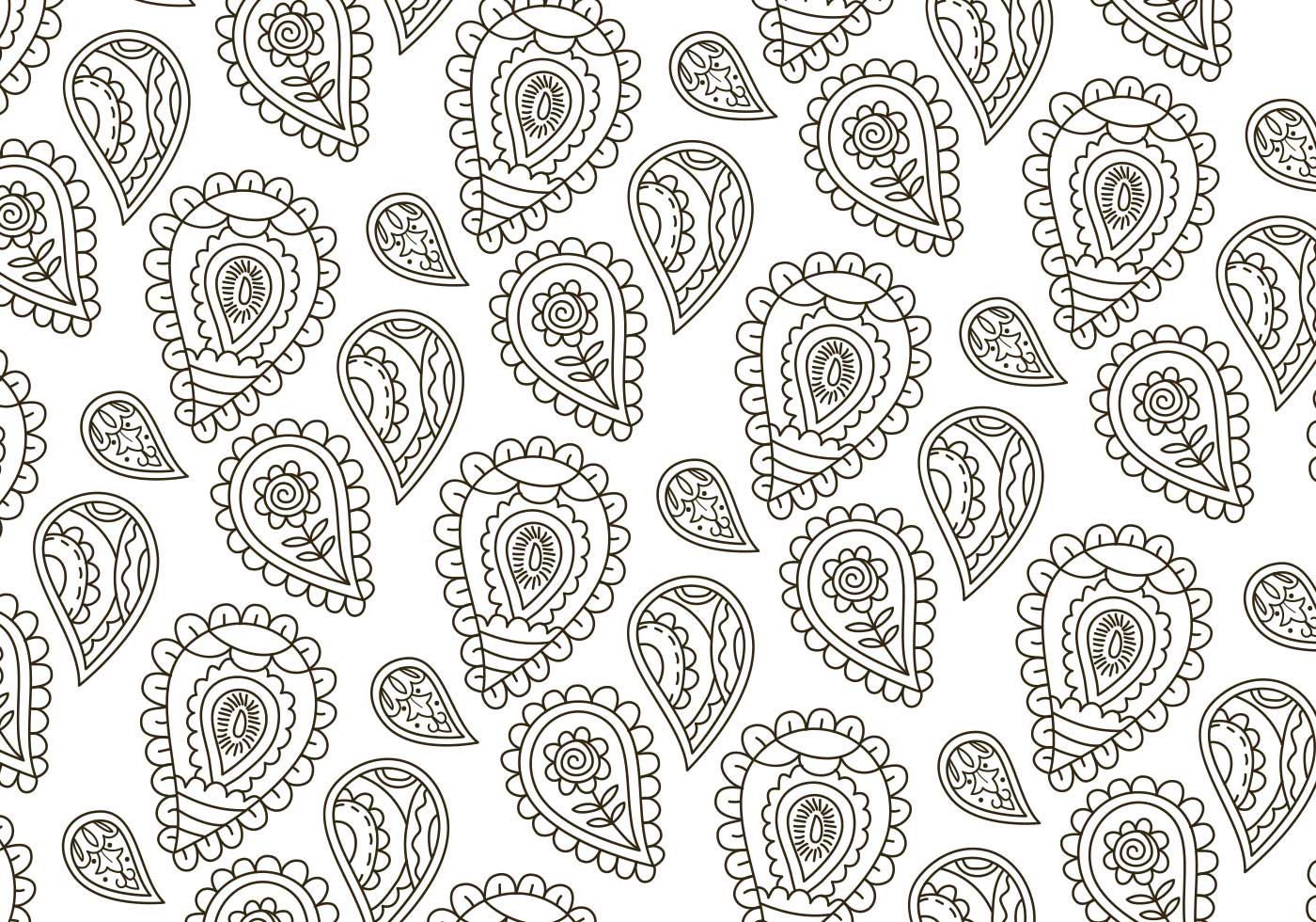 Download Vector Paisley Background - Download Free Vectors, Clipart ...