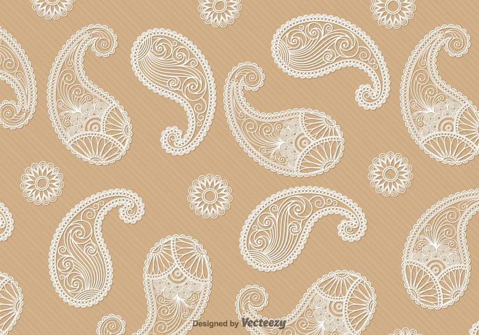 Paisley Vector Background